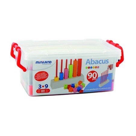 Juego miniland abacus multibase 90 piezas