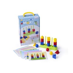 Juego miniland abacolor 5 columna maxi 15 piezas