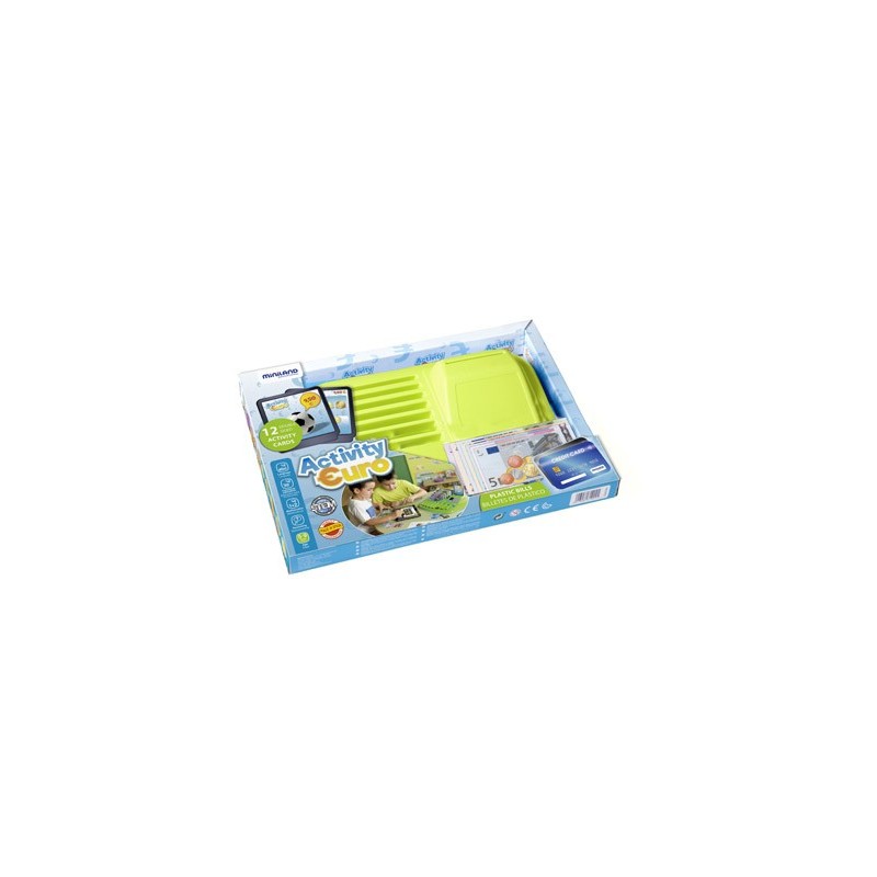 Juego miniland activity euro tray 77 piezas