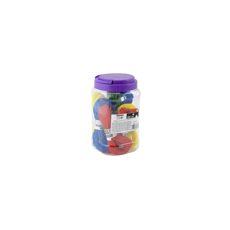 Juego miniland macarron bote 8 madejas 20 metros 4 colores surtidos