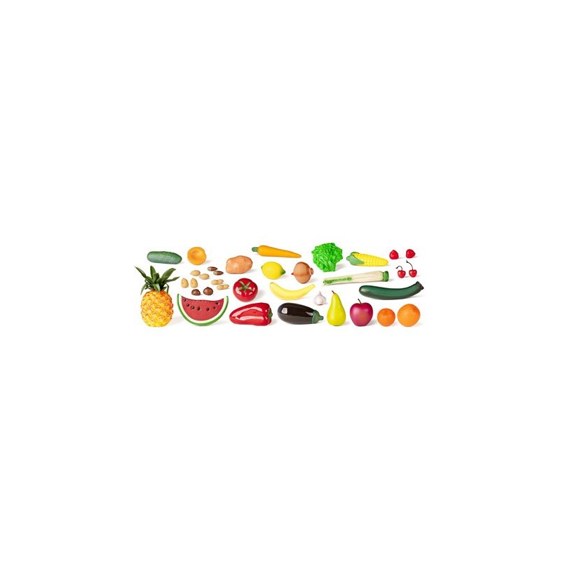 Juego miniland frutas hortalizas y frutos secos 36 piezas Juego miniland frutas hortalizas y frutos secos 36 piezas