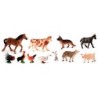 Juego miniland animales granja 11 figuras