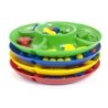 Juego miniland bandeja clasificacion 5 compartimentos 26 cm diametro set de 4 bandejas