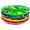Juego miniland bandeja clasificacion 5 compartimentos 26 cm diametro set de 4 bandejas