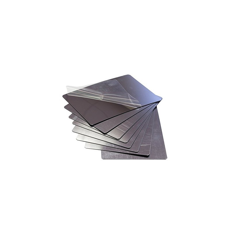Espejo henbea plastico flexible e irrompible 14x20 cm set de 8 unidades