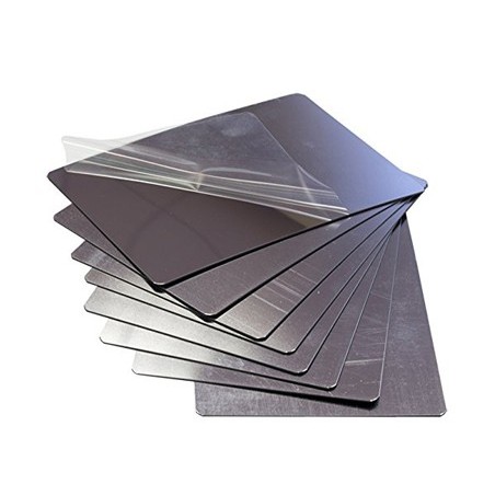 Espejo henbea plastico flexible e irrompible 14x20 cm set de 8 unidades