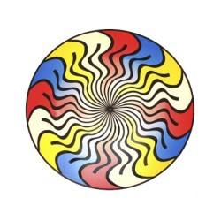 Rueda gigante henbea plastico flexible con efectos opticos diametro 50 cm set