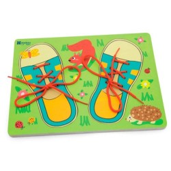 Juego andreutoys enhebrar hilar y coser 30x22,5x1,3cm