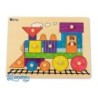 Puzle andreutoys madera tren 10 piezas