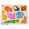 Puzle andreutoys madera selva 8 piezas