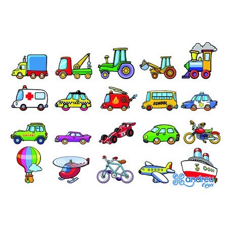 Juego andreutoys vehiculos magneticos 8 cm caja de 20 unidades surtidas 20,6x19x4,5 cm