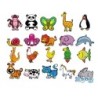 Juego andreutoys animalitos magneticos 8 cm caja de 20 unidades surtidas 20,6x19x4,5 cm