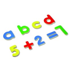 Juego andreutoys letras y numeros magneticos 75 piezas 20,6x19x4,5 cm