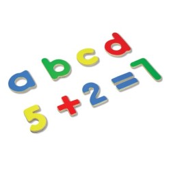 Juego andreutoys letras y numeros magneticos 75 piezas 20,6x19x4,5 cm