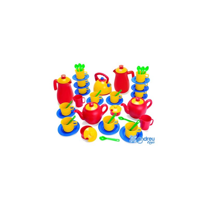 Juego dantoy vajilla 12 servicios 82 piezas 29x38x9 cm