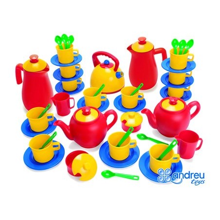 Juego dantoy vajilla 12 servicios 82 piezas 29x38x9 cm