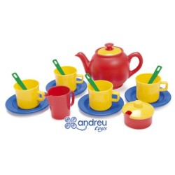 Juego dantoy te 4 servicios 17 piezas 12x18,5x19 cm