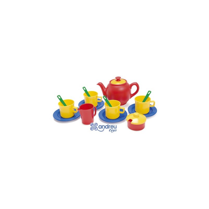 Juego dantoy te 4 servicios 17 piezas 12x18,5x19 cm