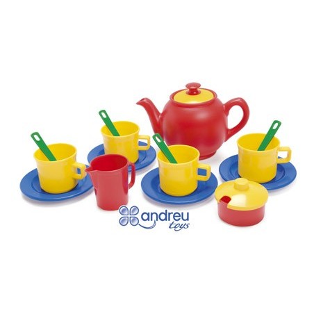 Juego dantoy te 4 servicios 17 piezas 12x18,5x19 cm