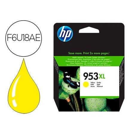 Ink-jet hp 953xl officejet pro 7730-7740/8710/8715 /8720/8725/8730/8740/ 8745 amarillo 1.450 pag