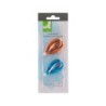 Corrector q-connect cinta blanco 5 mm x 6 mt blister 2 unidades azul y naranja