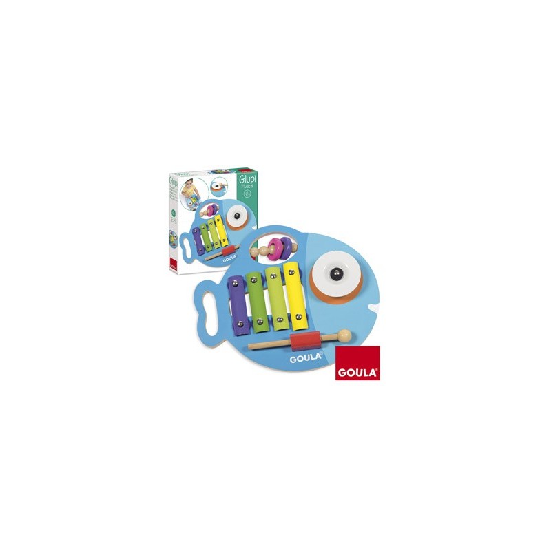 Juego goula didactico glupy musical 3 en 1