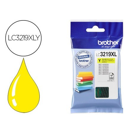 Ink-jet brother lc-3219xly mfc-j6530dw / mfc-j6930dw amarillo 1.500 pag