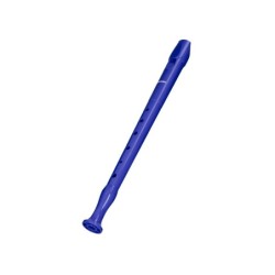 Flauta hohner 9508 color azul funda verde y transparente