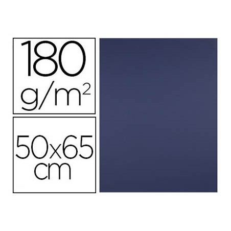 Cartulina liderpapel 50x65 cm 180 gr zafiro paquete de 25 hojas