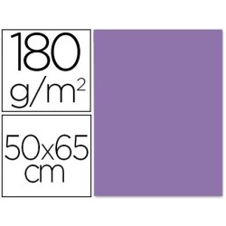 Cartulina liderpapel 50x65 cm 180 gr purpura paquete de 25 hojas