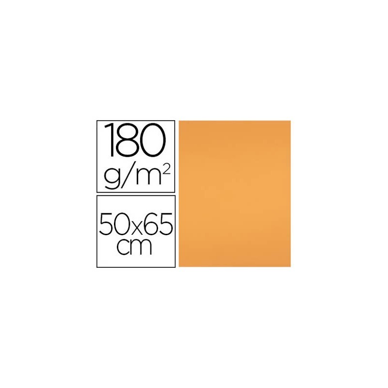 Cartulina liderpapel 50x65 cm 180 gr nectarina unidad