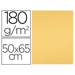 Cartulina liderpapel 50x65 cm 180 gr oro unidad