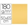 Cartulina liderpapel 50x65 cm 180 gr oro unidad