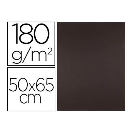 Cartulina liderpapel 50x65 cm 180 gr marron unidad