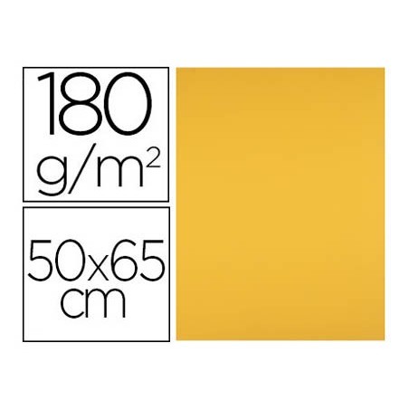 Cartulina liderpapel 50x65 cm 180 gr oro viejo unidad