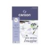 Bloc dibujo multitecnicas canson imagine din a1 encolado liso 59,4x84,1 cm 25 hojas 200 gr/m2