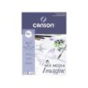 Bloc dibujo multitecnicas canson imagine din a5 encolado liso 14,8x21 cm 50 hojas 200 gr/m2