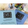 Bloc dibujo acuarela canson xl aquarelle grano fino din a4 microperforado espiral 21x29,7 cm 30 hojas 300 gr/m2
