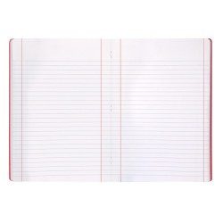Libreta liderpapel 360 tapa de plastico a4 48 hojas 90g/m2 horizontal con doble margen colores surtidos