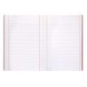 Libreta liderpapel 360 tapa de plastico a4 48 hojas 90g/m2 horizontal con doble margen colores surtidos