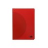 Libreta liderpapel 360 tapa de plastico a4 48 hojas 90g/m2 horizontal con doble margen colores surtidos