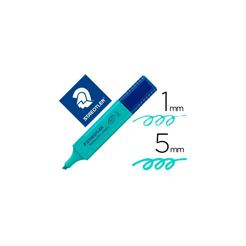 Rotulador staedtler textsurfer classic 364 fluorescente turquesa Rotulador staedtler textsurfer classic 364 fluorescente turquesa