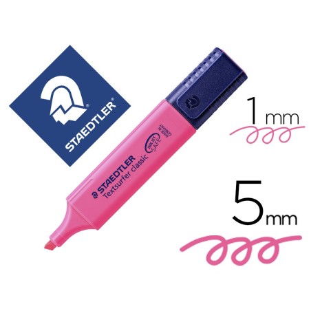 Rotulador staedtler textsurfer classic 364 fluorescente rosa