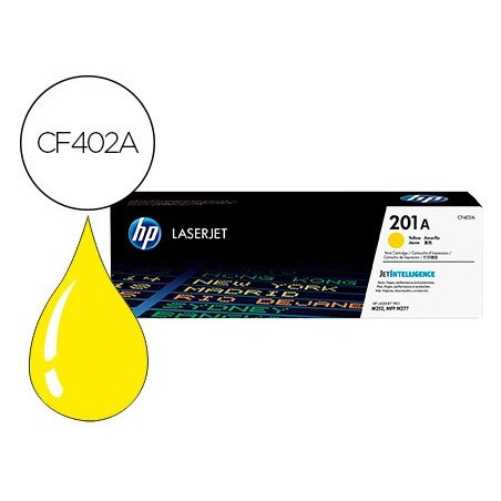 Toner hp color laserjet pro mfp m277 / m274 / m252 amarillo 1400 paginas