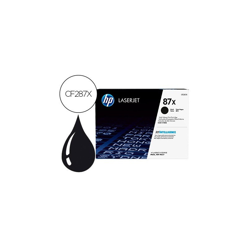 Toner hp laserjet pro entreprise m506 / mfp m527 / m501 negro 18000 paginas