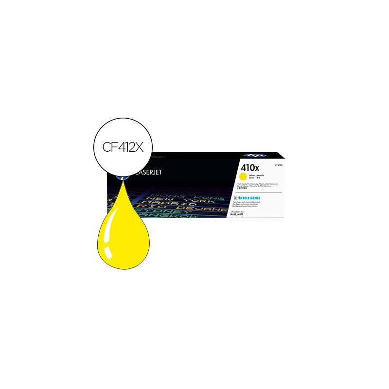 Toner hp color laserjet pro m377 / m452 / mfp m477 amarillo 5000 paginas