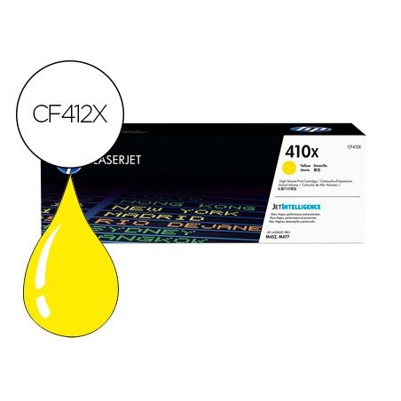 Toner hp color laserjet pro m377 / m452 / mfp m477 amarillo 5000 paginas