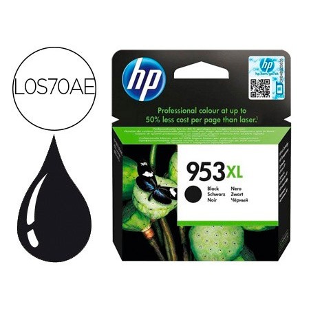 Ink-jet hp 953xl officejet pro 7730/7740/8725 8730/8740/8745 negro 2000 paginas