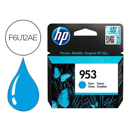 Ink-jet hp jet 953 officejet pro 8210 / 8710 / 8725 / 7730 630 paginas cian