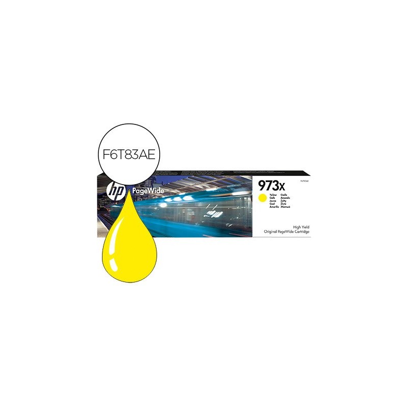 Ink-jet hp jet 973x pagewide 452 / 477 / p55250 / p57750 amarillo 7000 paginas